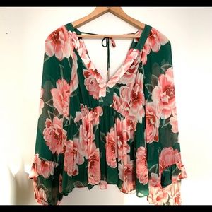 Farm rio nwt long sleeve blouse